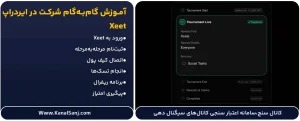 آموزش-گام_به_گام-شرکت-در-ایردراپ-Xeet